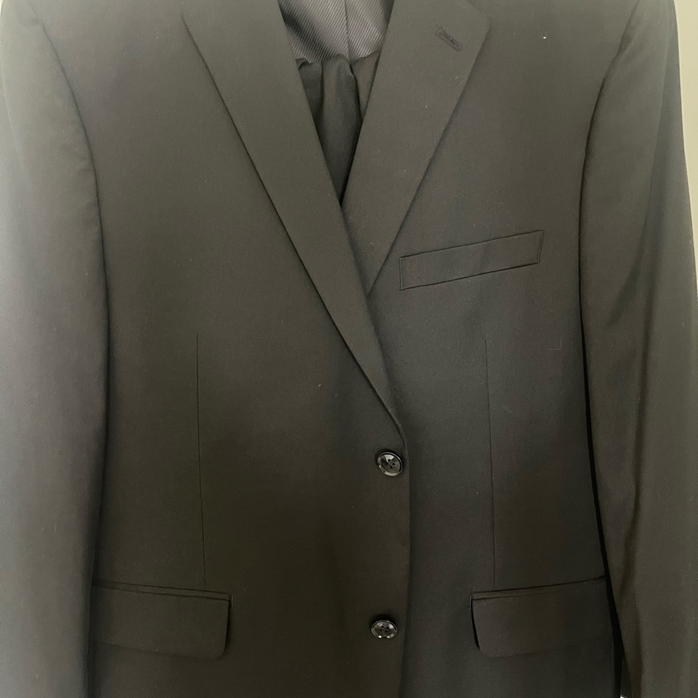 Alfani Black Suit Classic Notched Lapels
